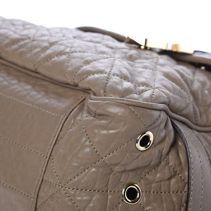 Mulberry Nappa Quilted Oversized Tillie Satchel Birds Nest 14 of 15