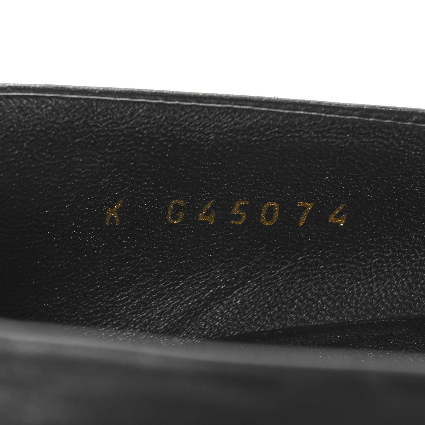 Calfskin Quilted CC Mocassin Loafers 38.5 Black