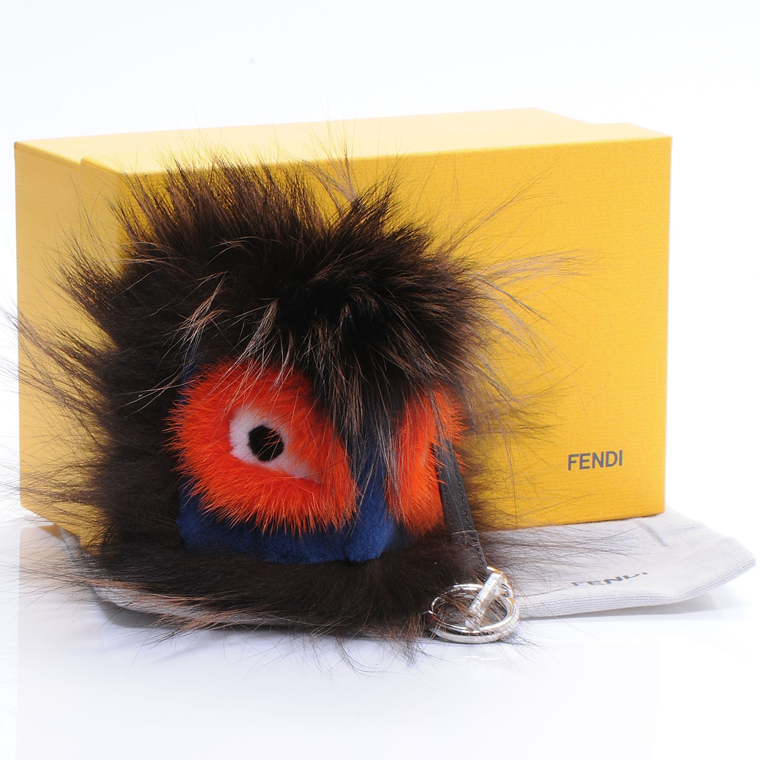 Fendi Mink Fur Lucifur Monster Bag Bug Charm 4 of 5