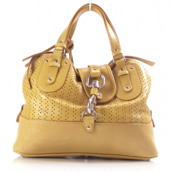 Leather Kerala Tote Yellow