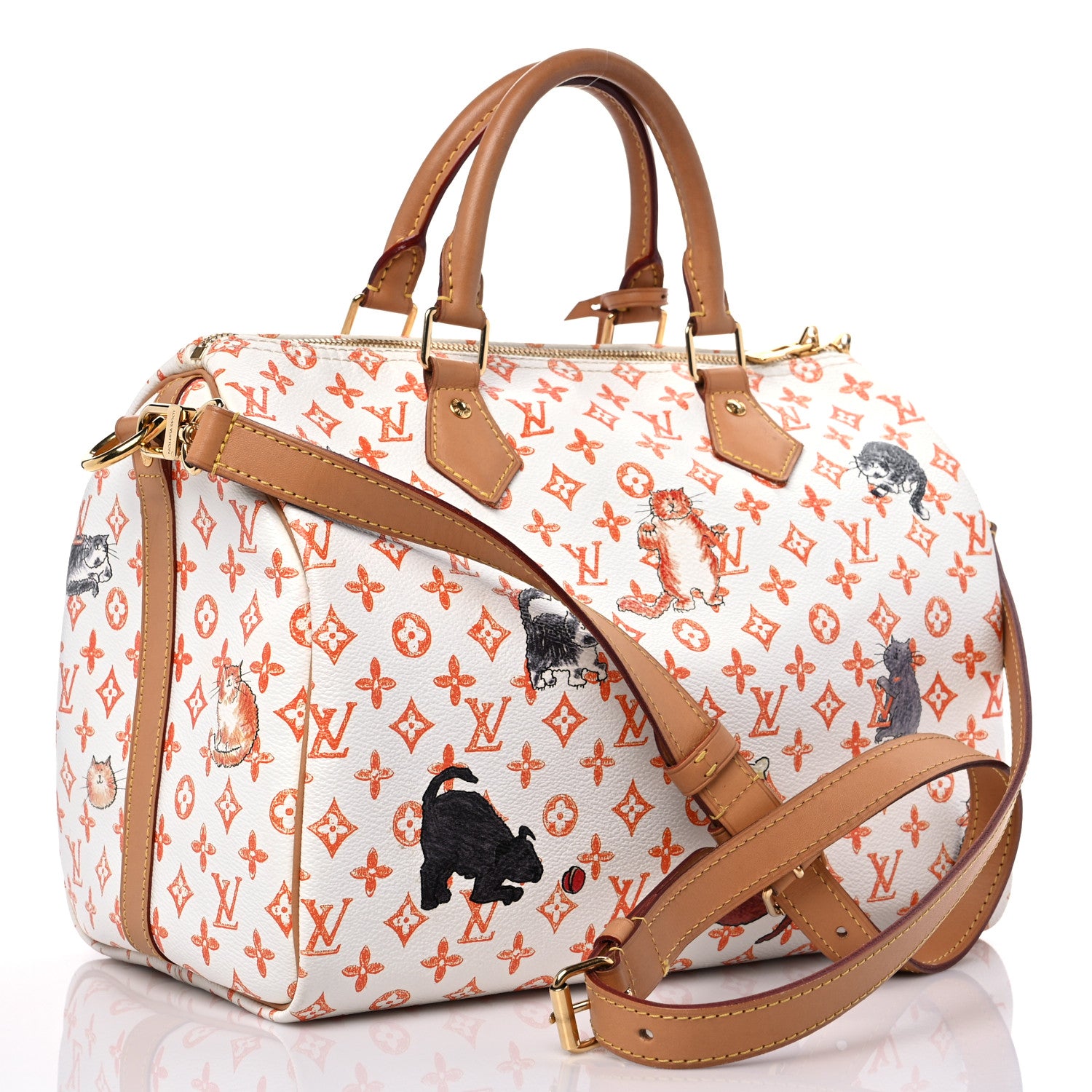 Louis Vuitton Catogram Speedy Bandouliere 30 3 of 17