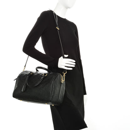 Louis Vuitton Empreinte Speedy Bandouliere 30 Black 2 of 7