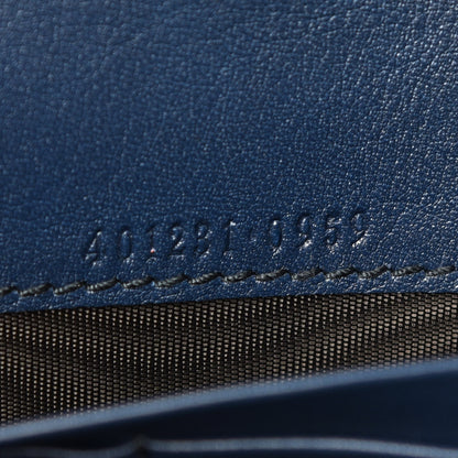 Gucci Velvet Crystal GG Monogram Mini Dionysus Chain Wallet Blue Beige Black 9 of 10