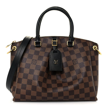 Louis Vuitton Damier Ebene Odeon Tote PM Black 1 of 14