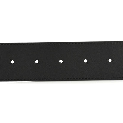 Gucci Calfskin Pearl Double G 85 34 Belt Black Cream 4 of 6