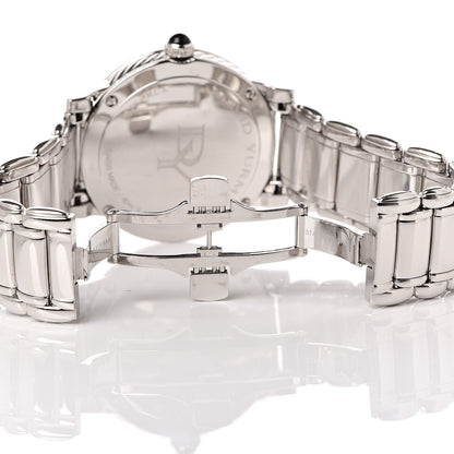 David Yurman Stainless Steel Diamond Black Mother of Pearl 38mm Classic Quartz Watch 6 of 7