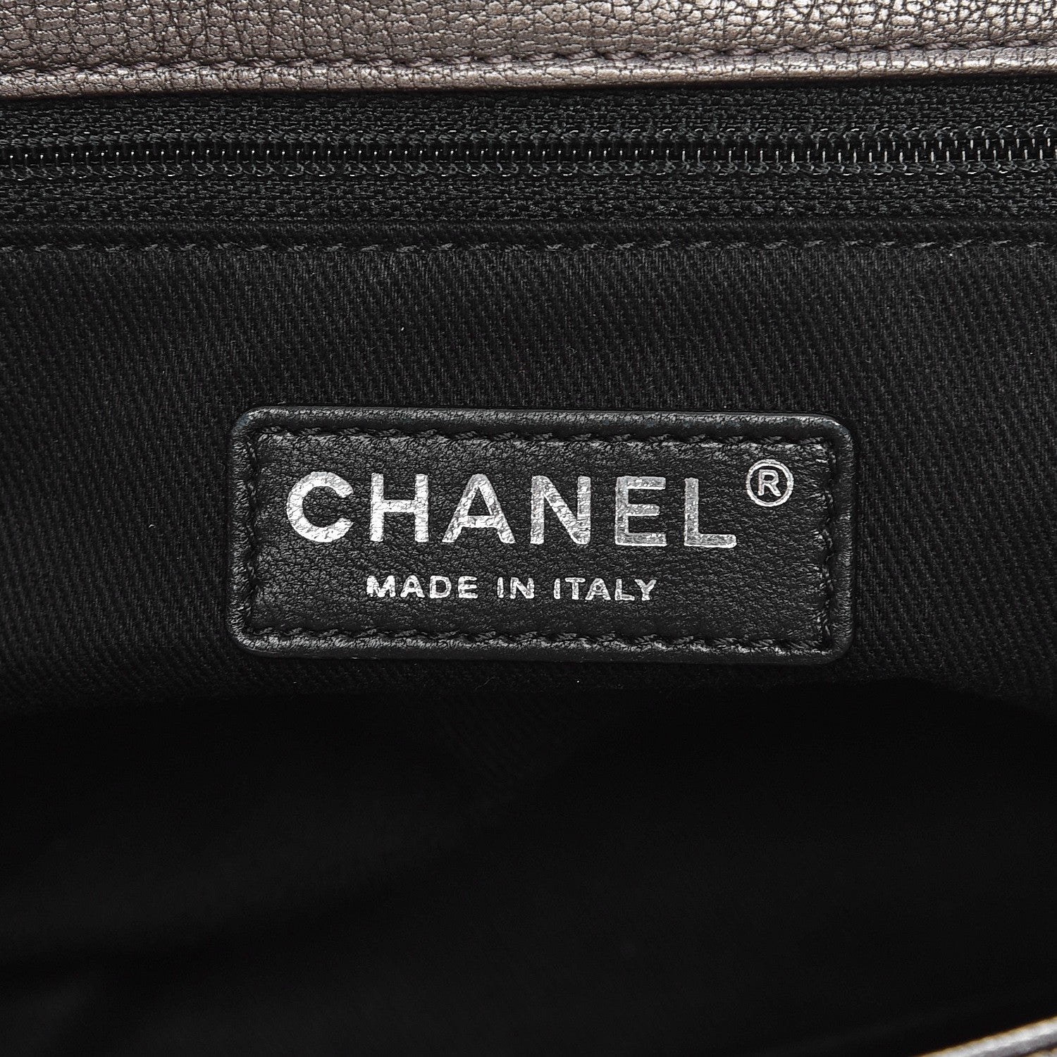 Chanel Metallic Goatskin Large City Rock Flap Silver 6 of 8