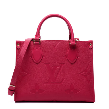 Louis Vuitton Empreinte Monogram Giant Onthego PM Freesia 1 of 10
