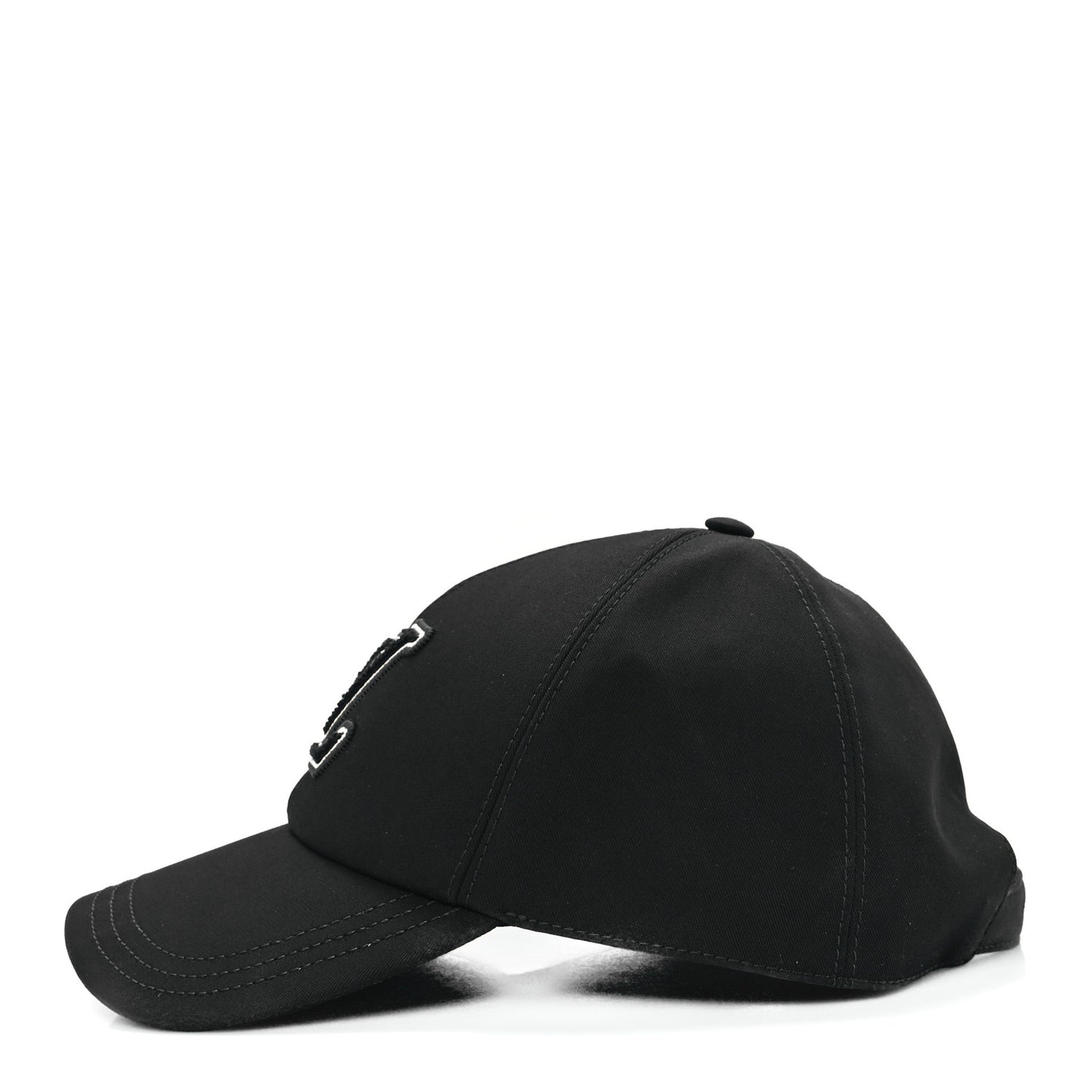 Cotton LV signature Cap  Black