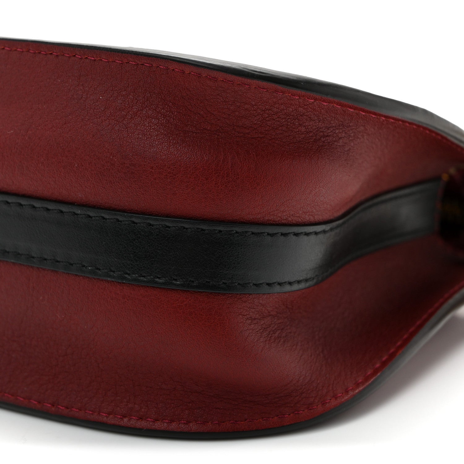Chloe Grained Calfskin Nano Hayley Hobo Sienna Red 10 of 10