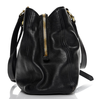 Miu Miu Vitello Daino Tote Nero Black 15 of 15
