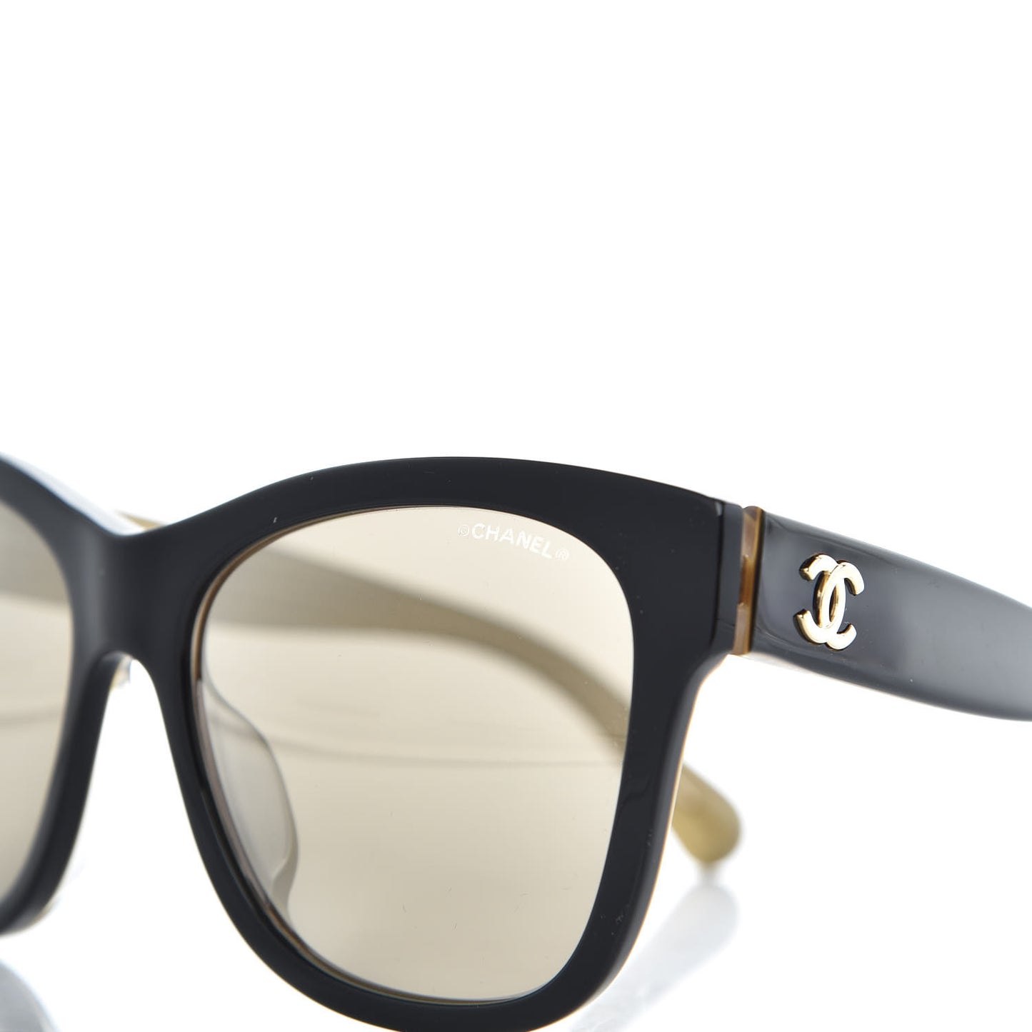 Acetate Square Sunglasses 5380-A Black
