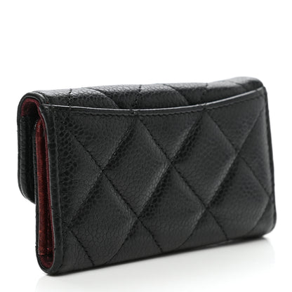 Chanel Caviar Quilted 6 Key Holder Black 3 of 9