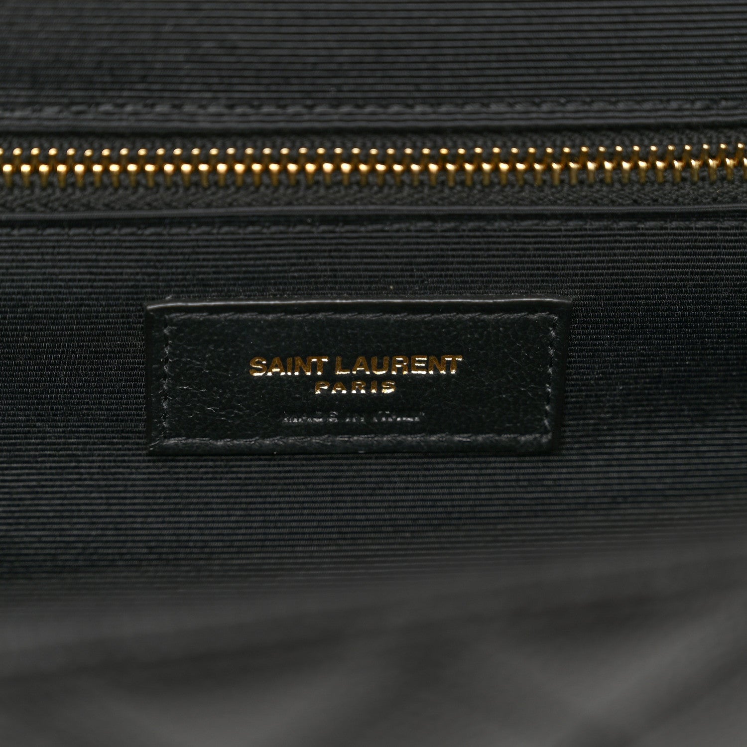 Saint Laurent Grain De Poudre Textured Mixed Matelasse Large Triquilt Monogram Satchel Black 7 of 11