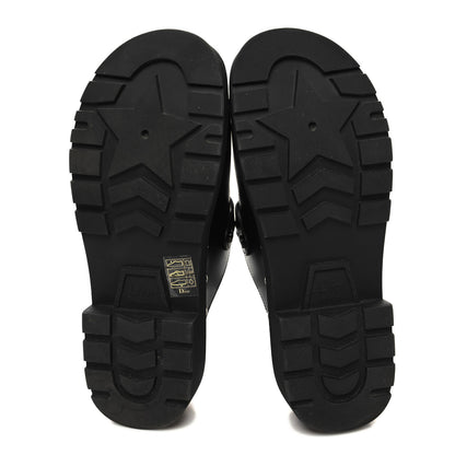 Christian Dior Calfskin Diorquake Buckled Lug Sole 15mm Clogs 39 Black 5 of 8