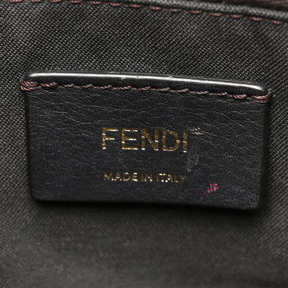 Fendi Vitello King Elaphe Python Print Logo Medium By The Way Boston Bag Tartufo Daisy Roccia 8 of 21