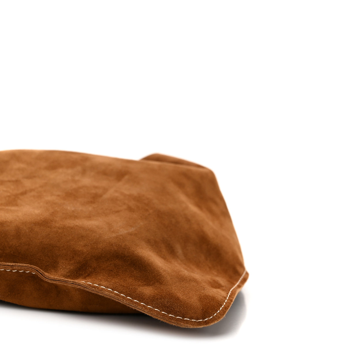 The Row Suede Small Bindle Bag Bistre Ecru 9 of 9