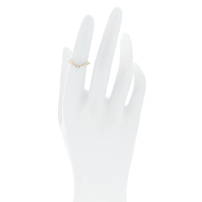 Parker & West by FASHIONPHILE 18K Yellow Gold Diamond .30ctw Curved Band Ring  50 5.25 2 of 9