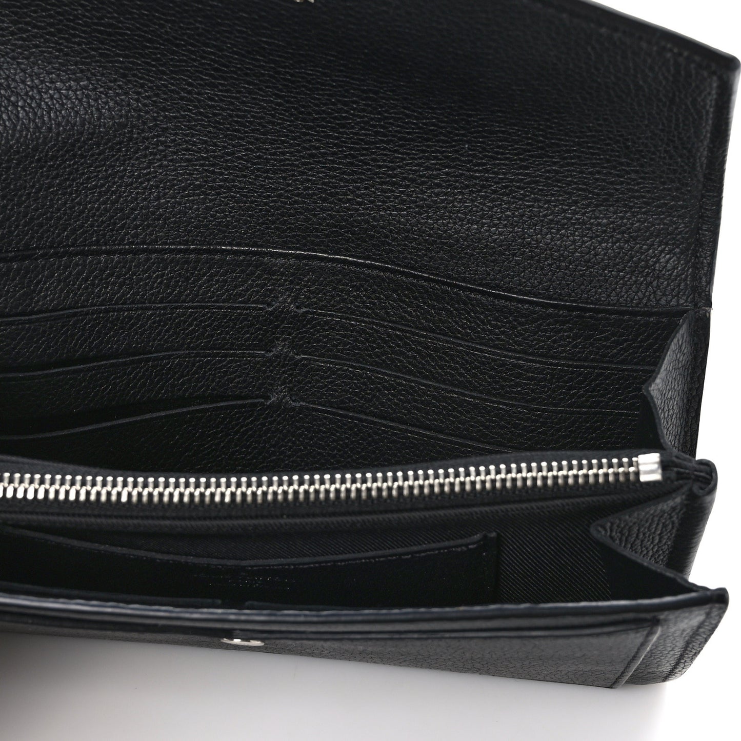 Soft Calfskin My Lockme Wallet Black