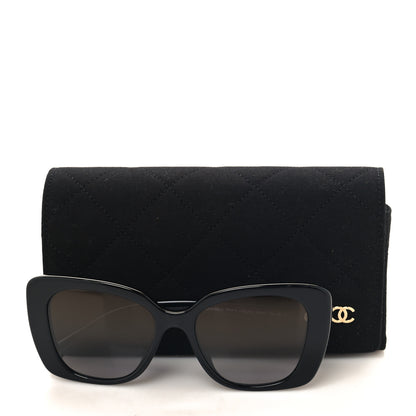 Chanel Acetate Rectangle Sunglasses 5504A Black 7 of 7
