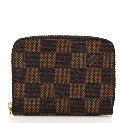 Louis Vuitton Damier Ebene Zippy Coin Purse 1 of 8