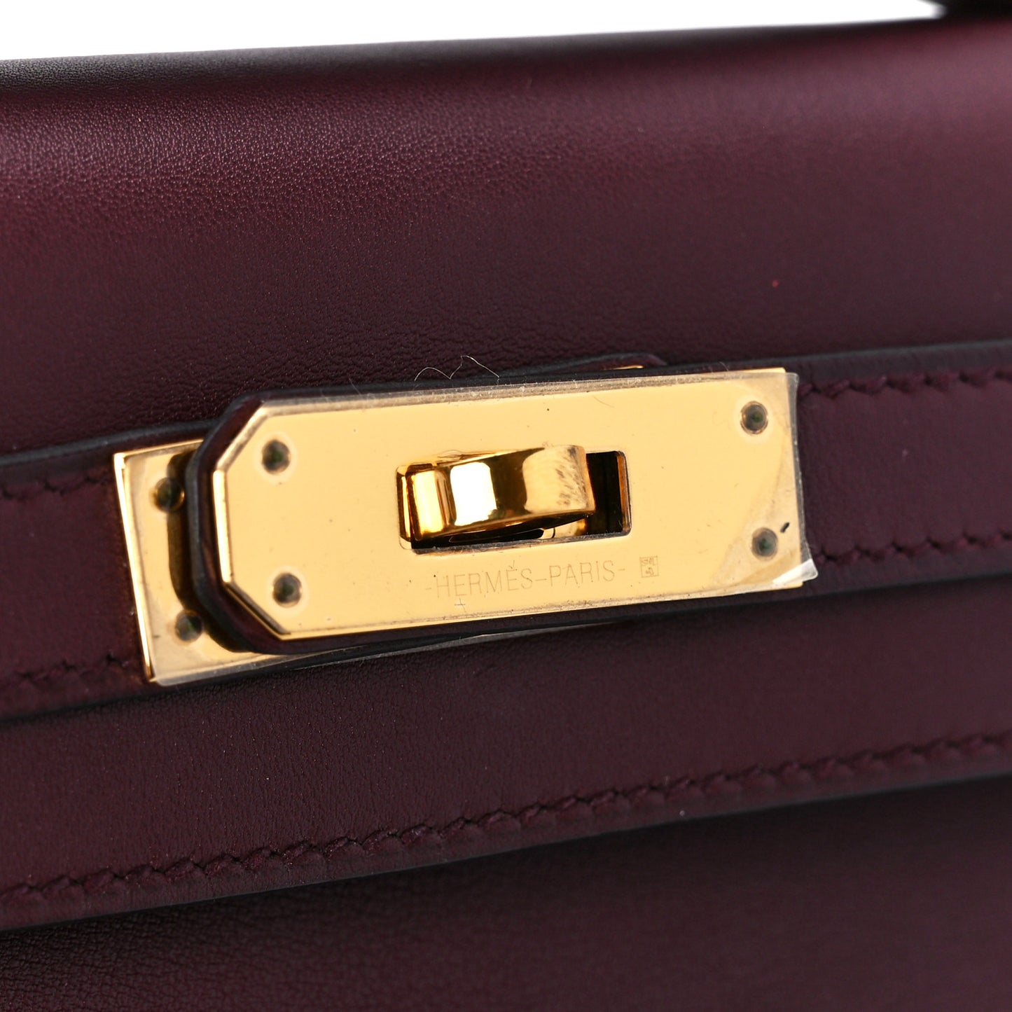 Swift Kelly Cut Clutch Pochette Bordeaux