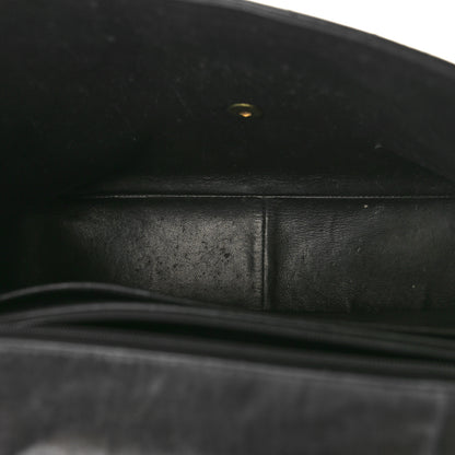 Chanel Patent Quilted XL Jumbo Single Flap Black 4 of 12