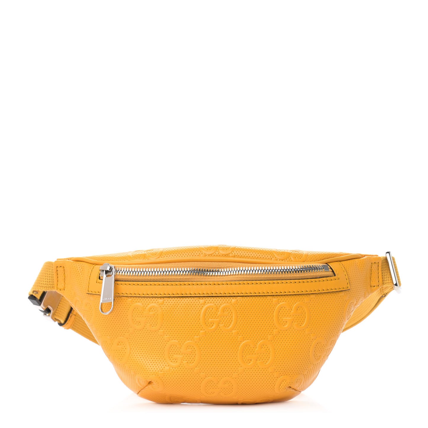 Calfskin GG Tennis Embossed Belt Bag Crop