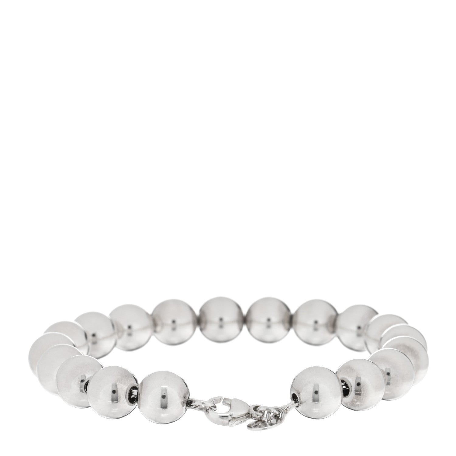 Tiffany Sterling Silver 10mm Hardwear Ball Bracelet 2 of 3