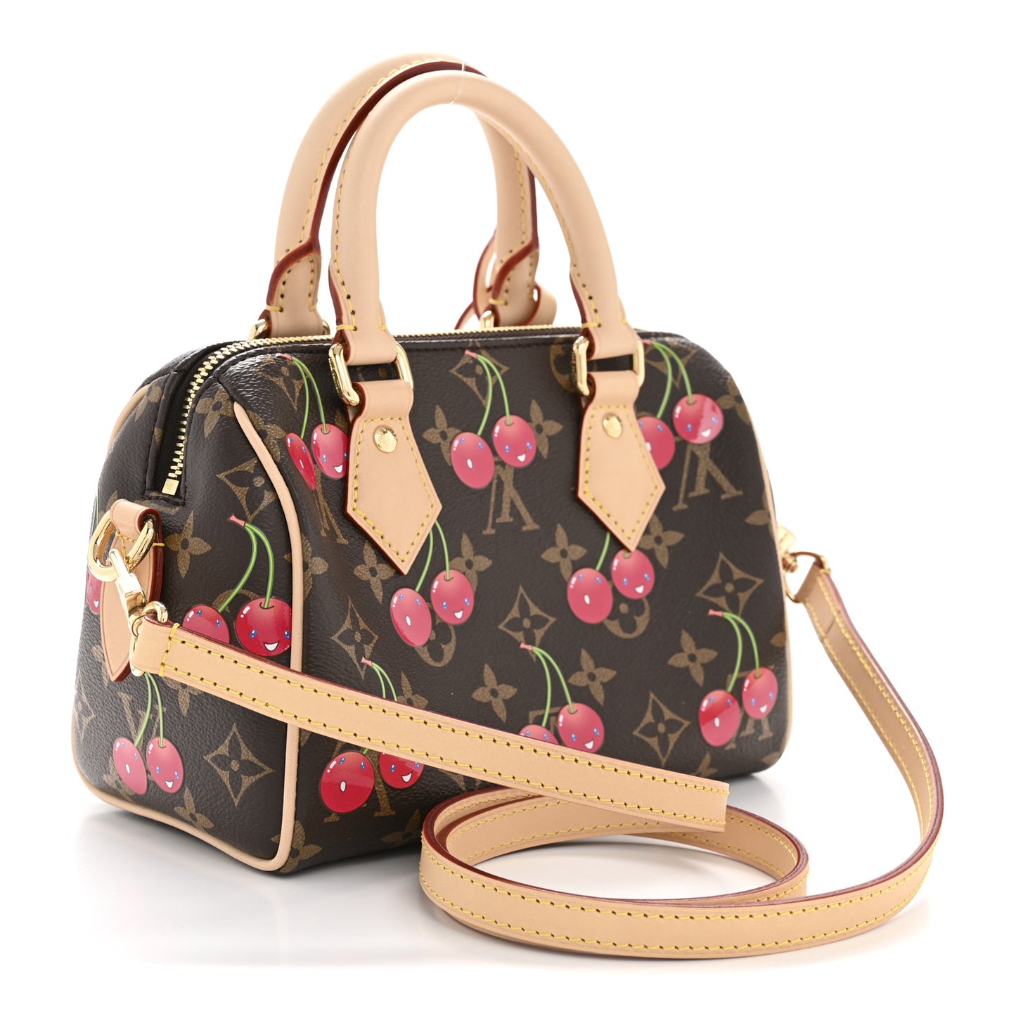 LV X TM Monogram Cerises Speedy Bandouliere 20
