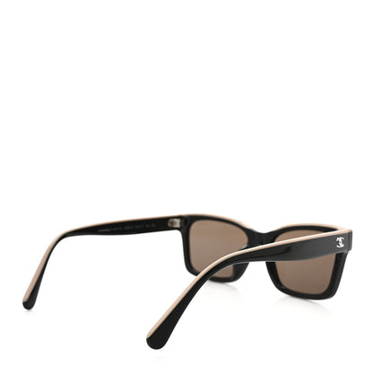 Chanel Acetate Polarized Square Sunglasses 5417-A Black 4 of 7