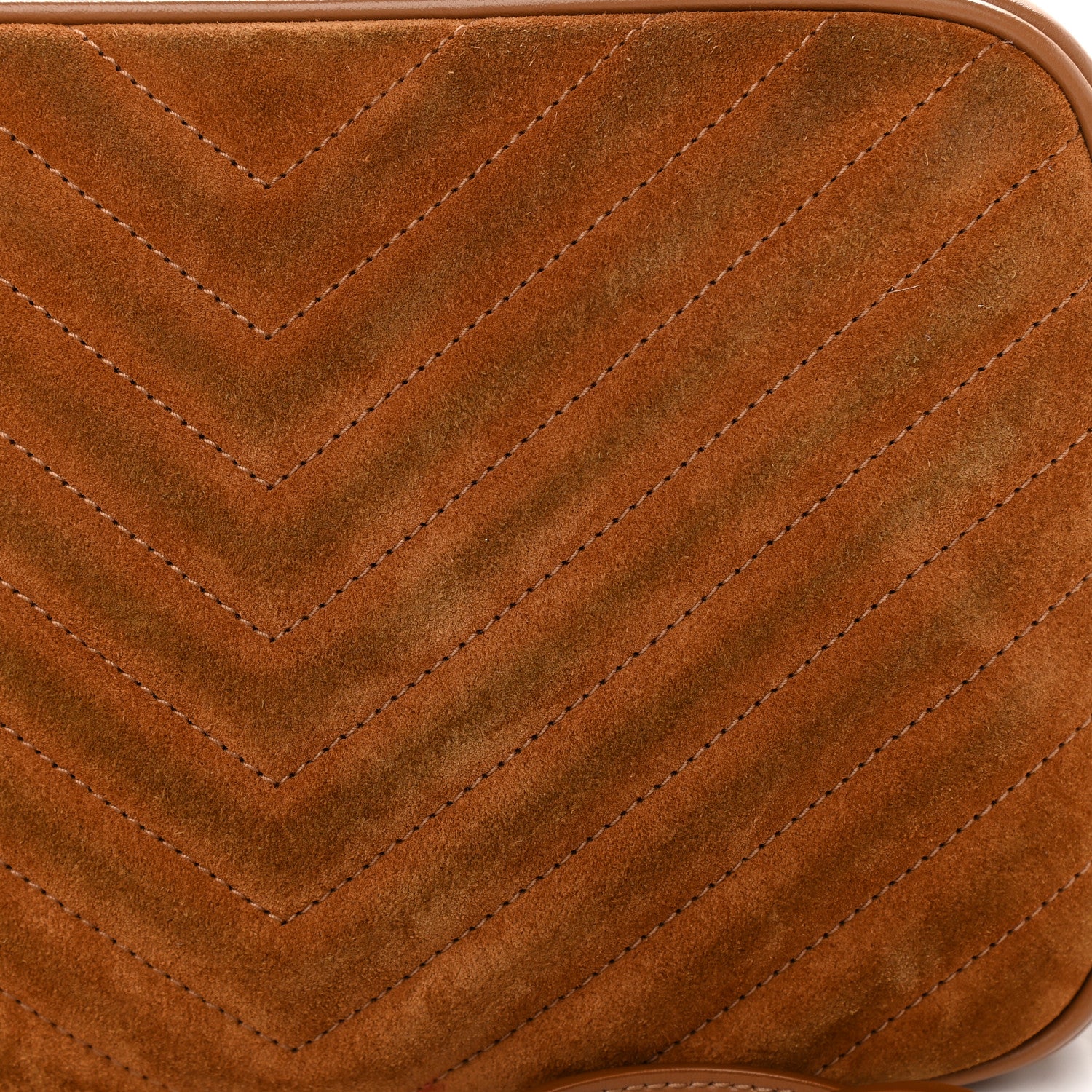 Saint Laurent Suede Matelasse Monogram Lou Camera Bag Cinnamon 10 of 10