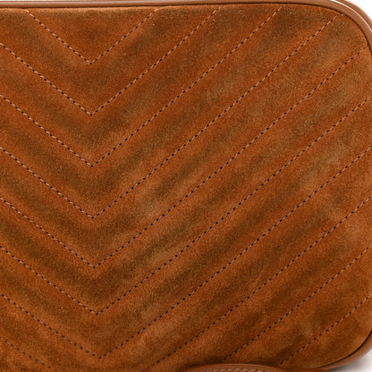 Saint Laurent Suede Matelasse Monogram Lou Camera Bag Cinnamon 10 of 10