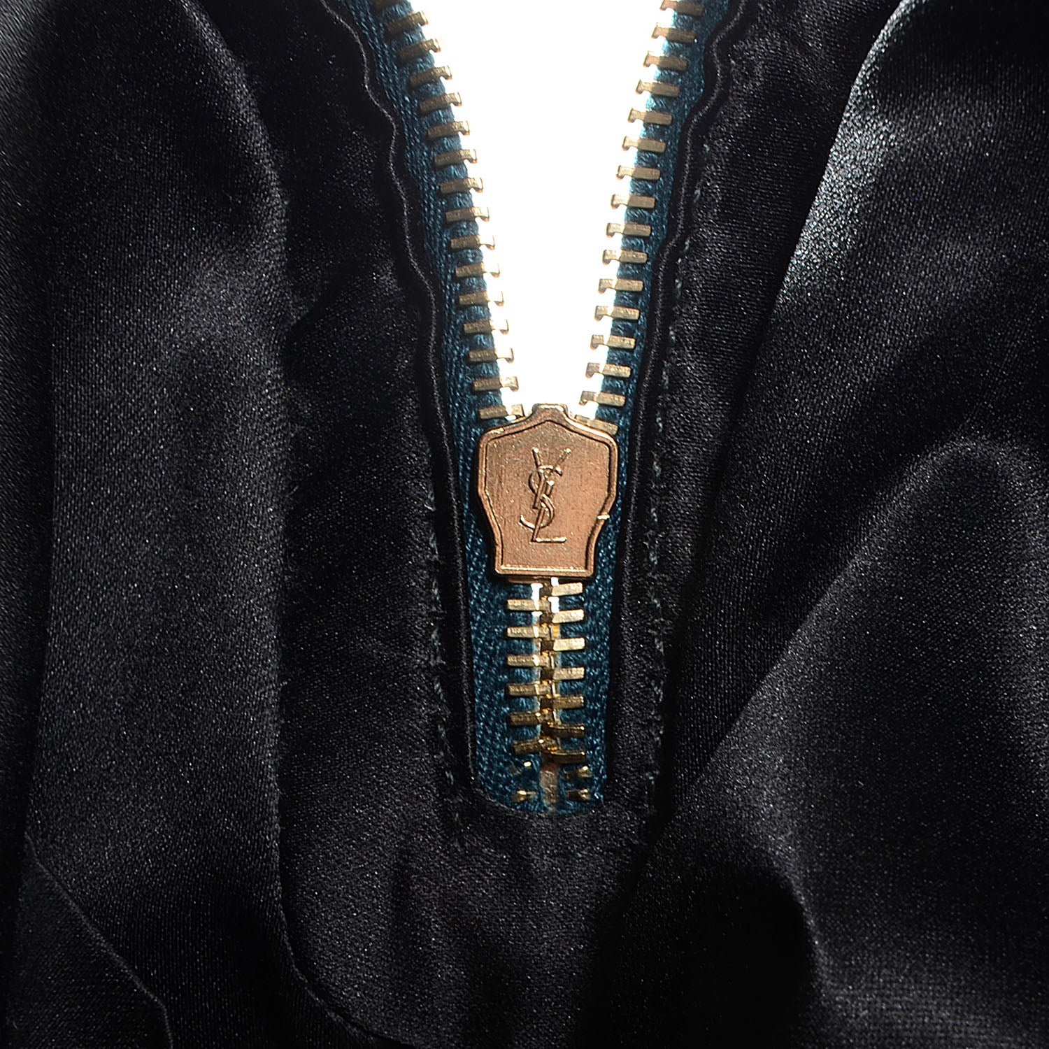 Saint Laurent Leather Oversized Muse Turquoise 8 of 9