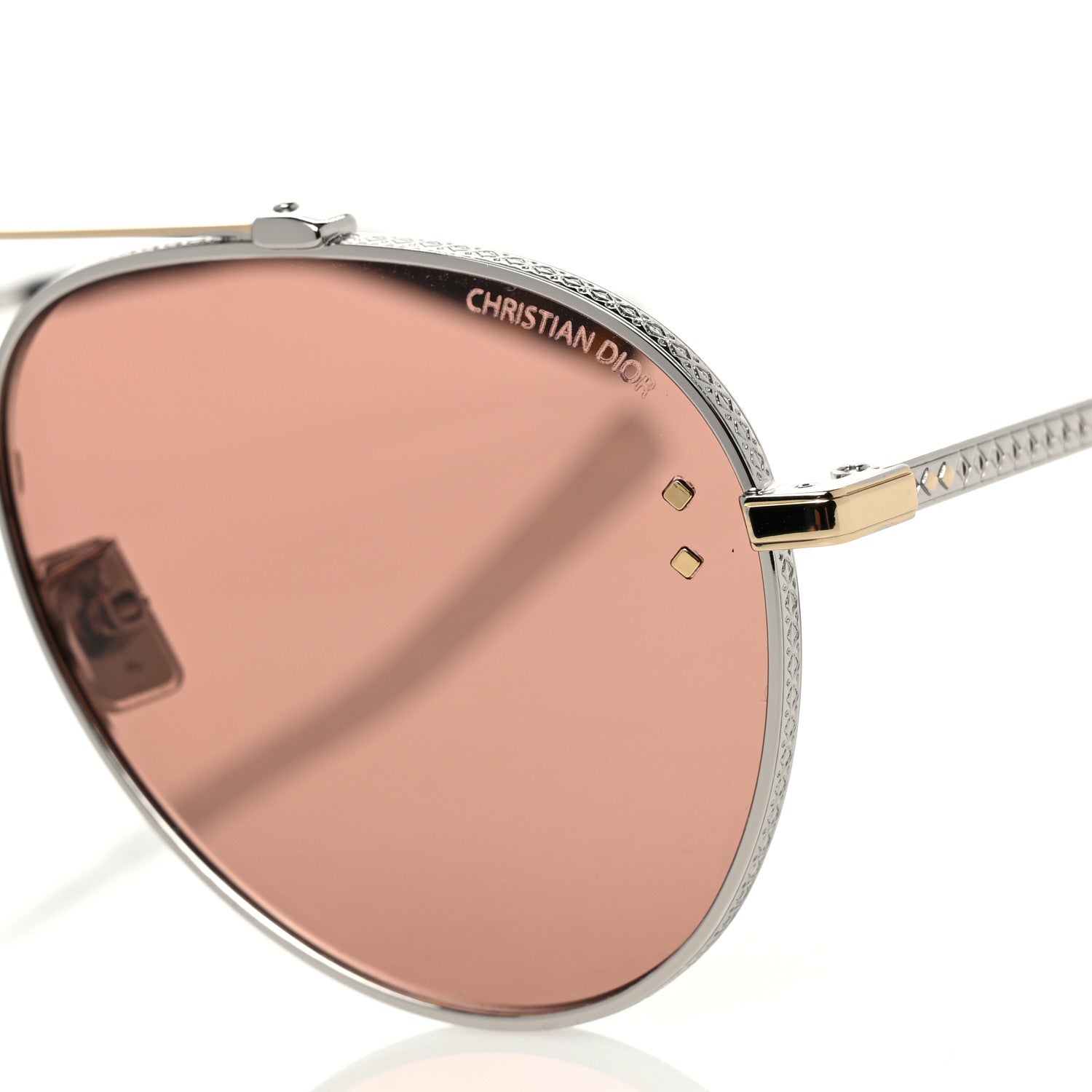 Christian Dior Metal CD Diamond A1U Sunglasses Smoke 7 of 8