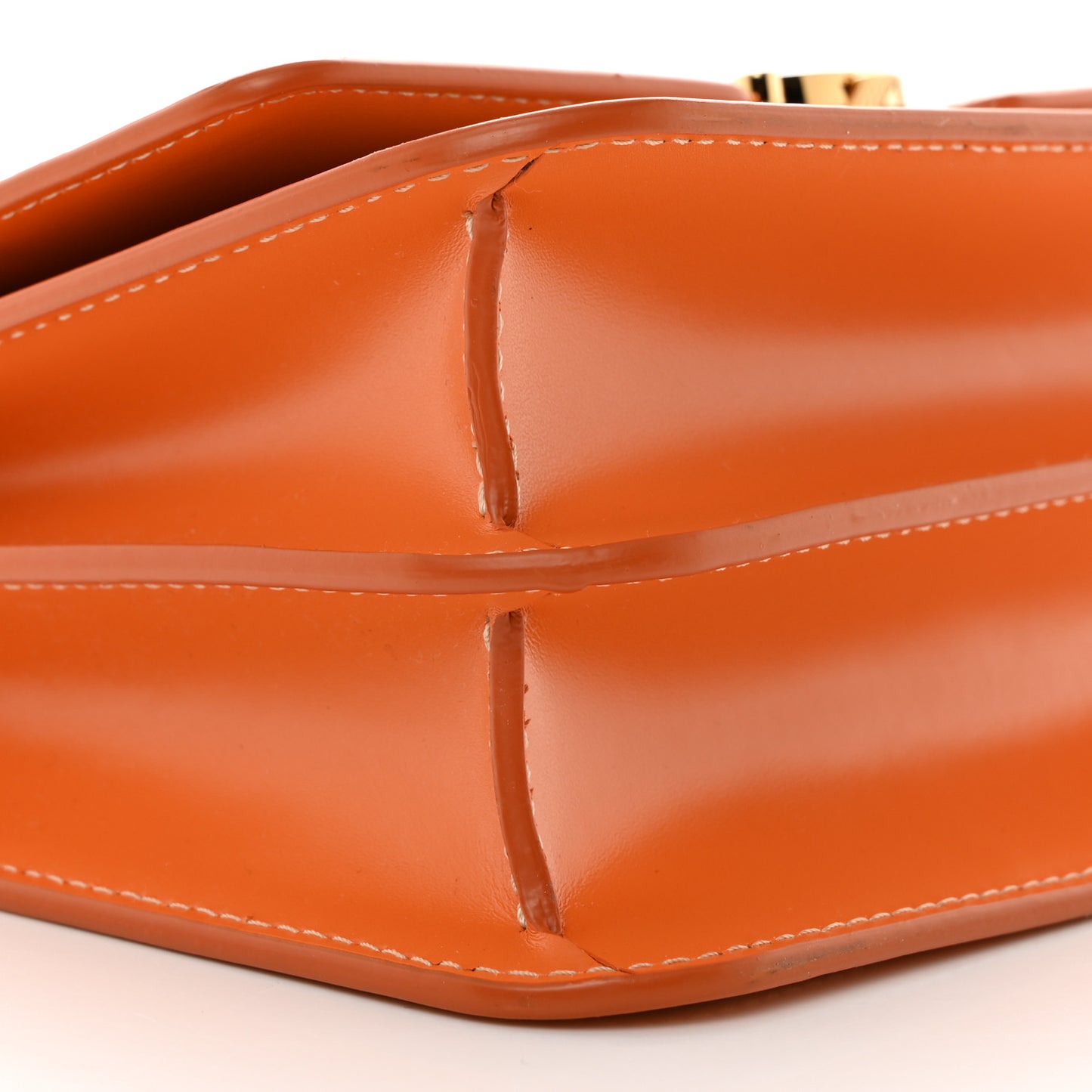 Canvas Calfskin Small TB Bag Orange