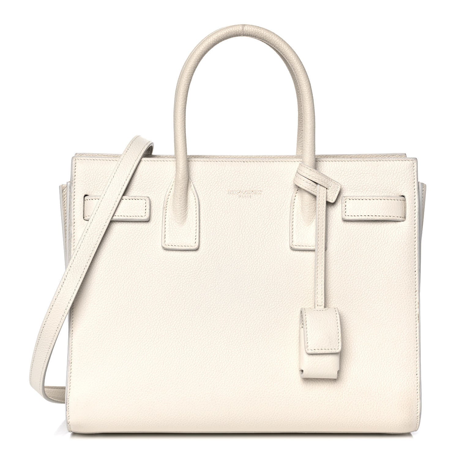 Saint Laurent Grained Calfskin Baby Sac De Jour Crema Soft 1 of 11