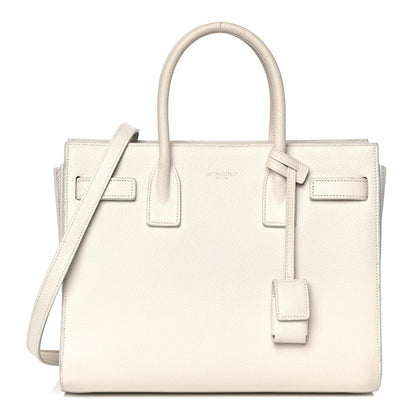 Saint Laurent Grained Calfskin Baby Sac De Jour Crema Soft 1 of 11