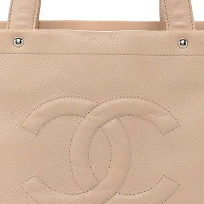 Chanel Caviar CC Tote Beige 8 of 10