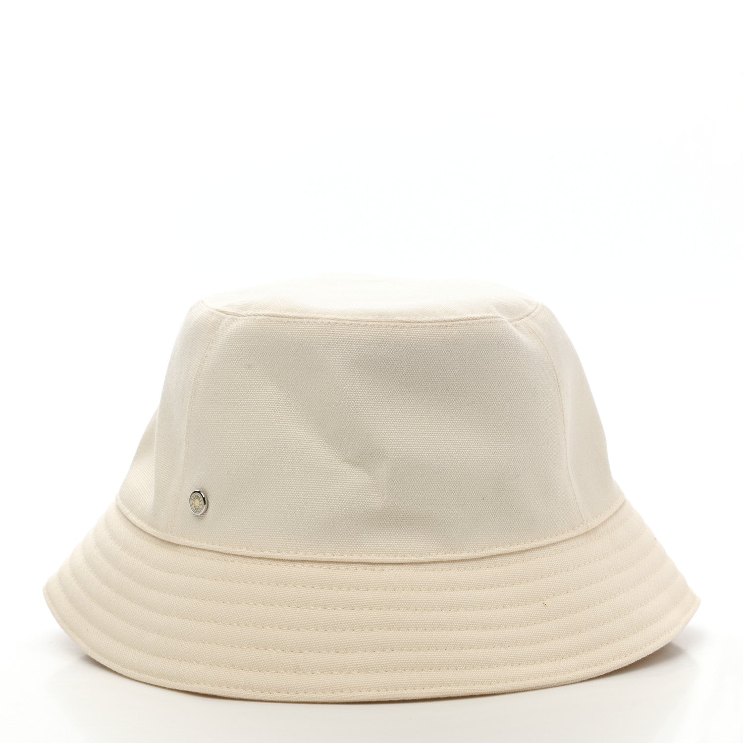 Hermes Cotton Elena Bucket Hat 59 Ecru 3 of 9