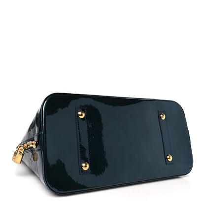 Louis Vuitton Vernis Alma GM Blue Nuit 4 of 11