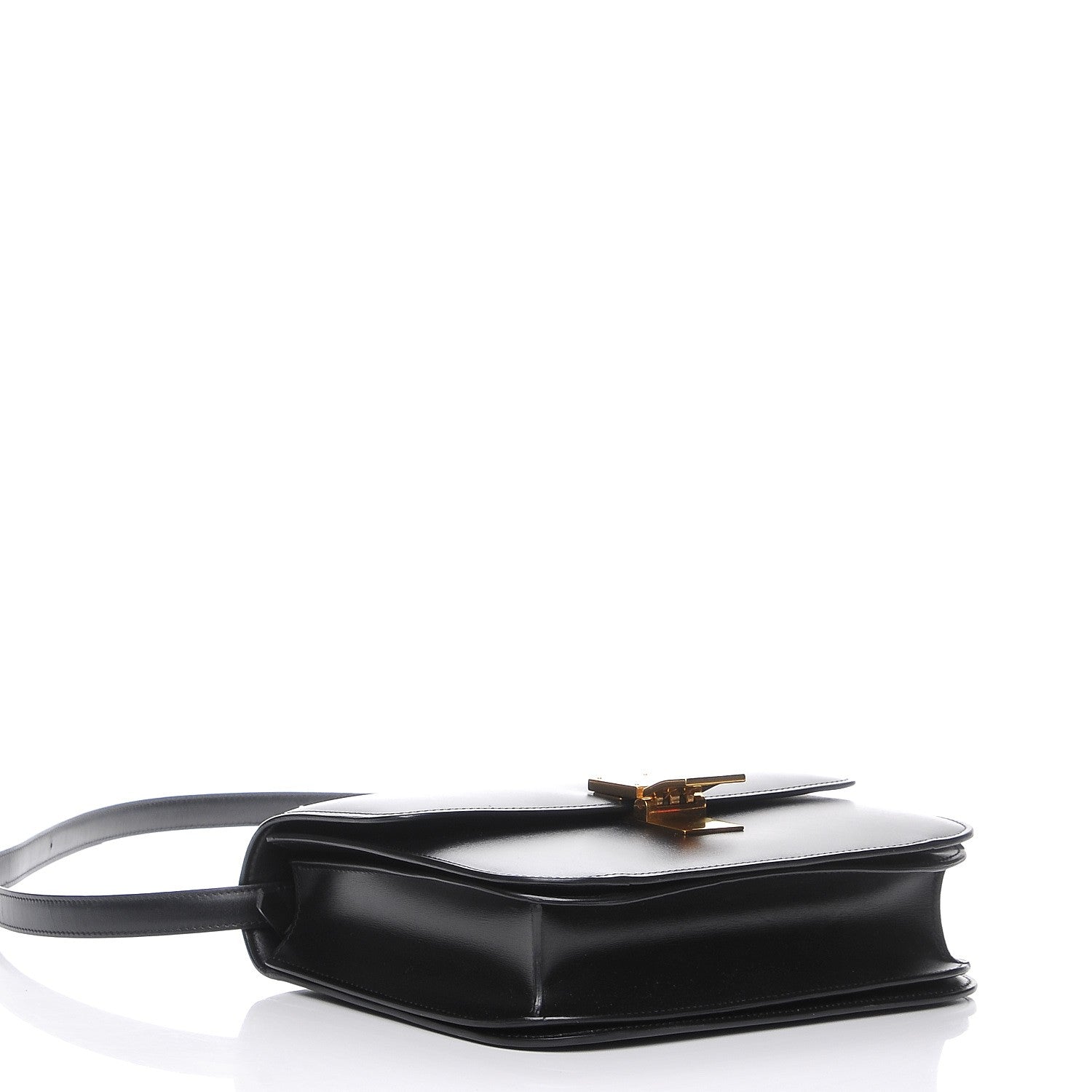 Celine Box Calfskin Medium Classic Box Flap Bag Black 4 of 8