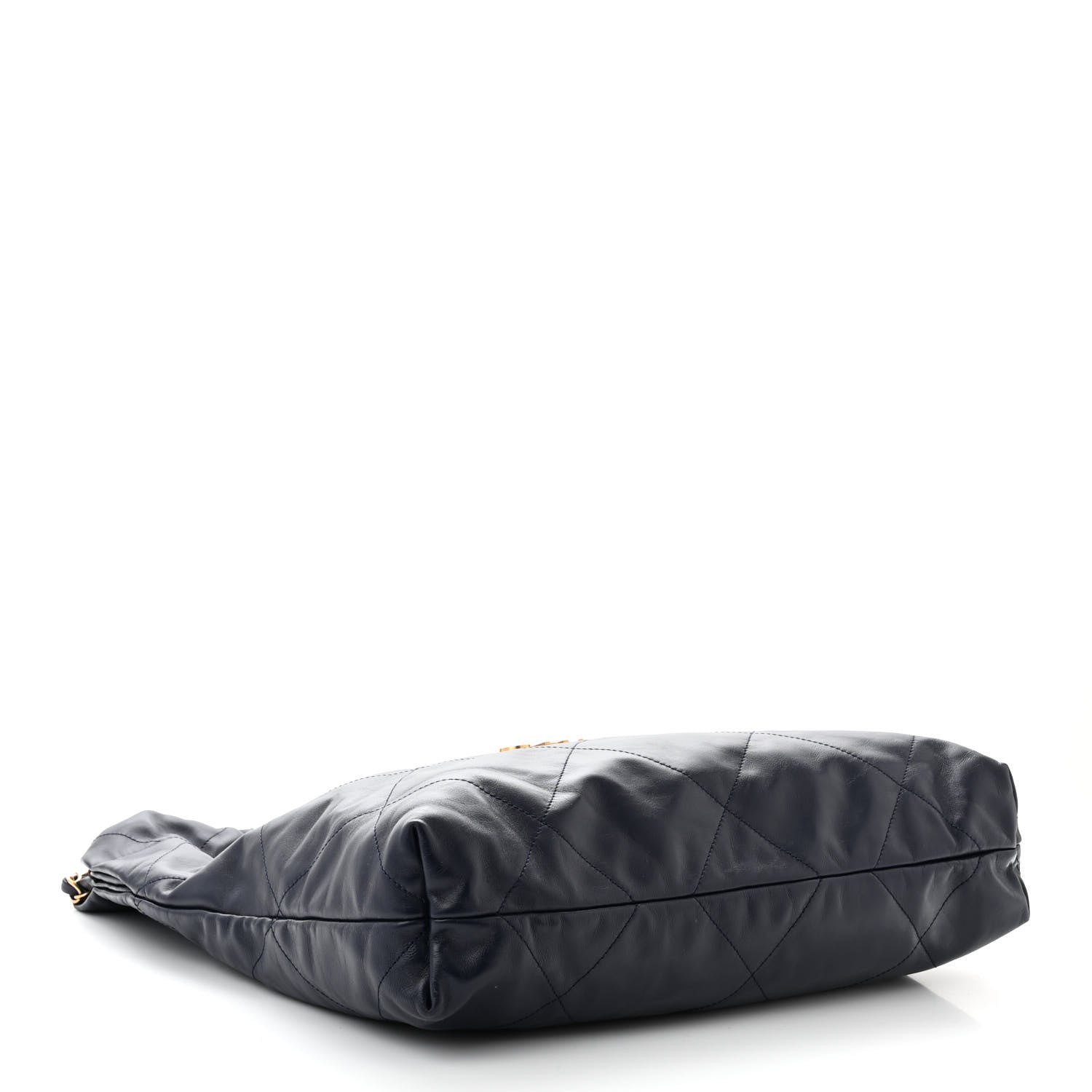 Chanel Shiny Calfskin Quilted Chanel 22 Navy Blue 8 of 12