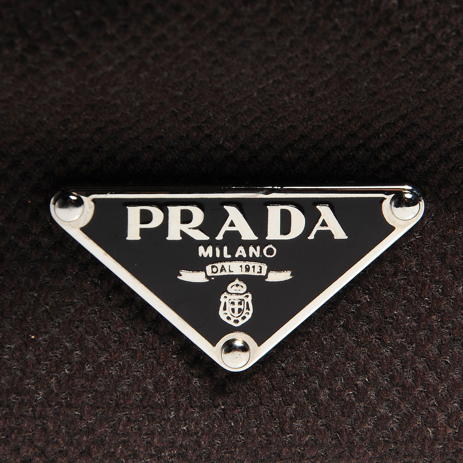 Prada Leather Canapa Shoulder Bag Papaya 9 of 9