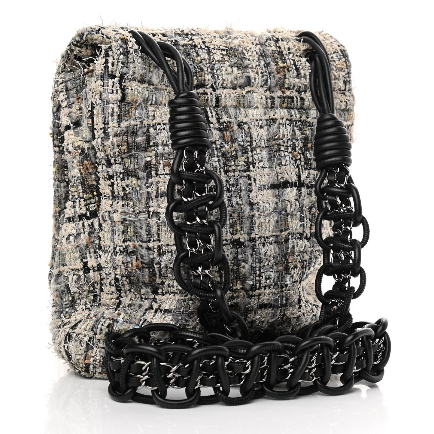 Tweed Camellia Messenger Multicolor