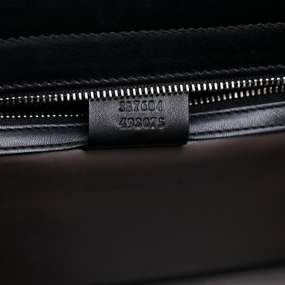 Gucci Moon Calfskin Medium Interlocking G Shoulder Bag Black 7 of 11