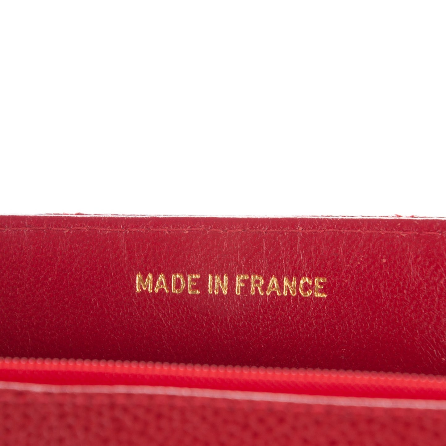 Caviar Quilted Briefcase Laptop Bag Red