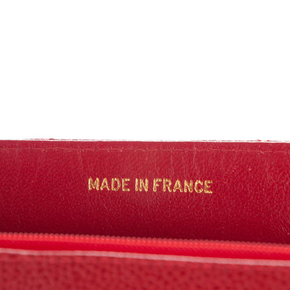 Chanel Caviar Quilted Briefcase Laptop Bag Red 7 of 9