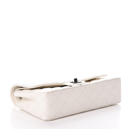 Chanel Grained Calfskin Quilted Medium Double Flap White 4 of 12