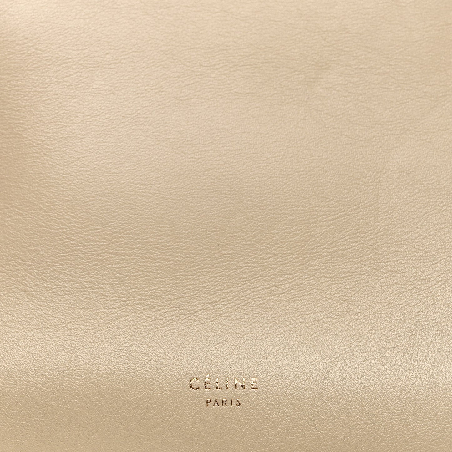 Smooth Calfskin Mini Clasp Bag Beige